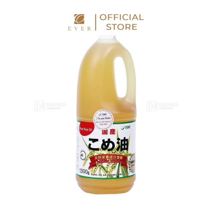 TSUNO_Dầu gạo Nhật Bản cao cấp 1.5kg