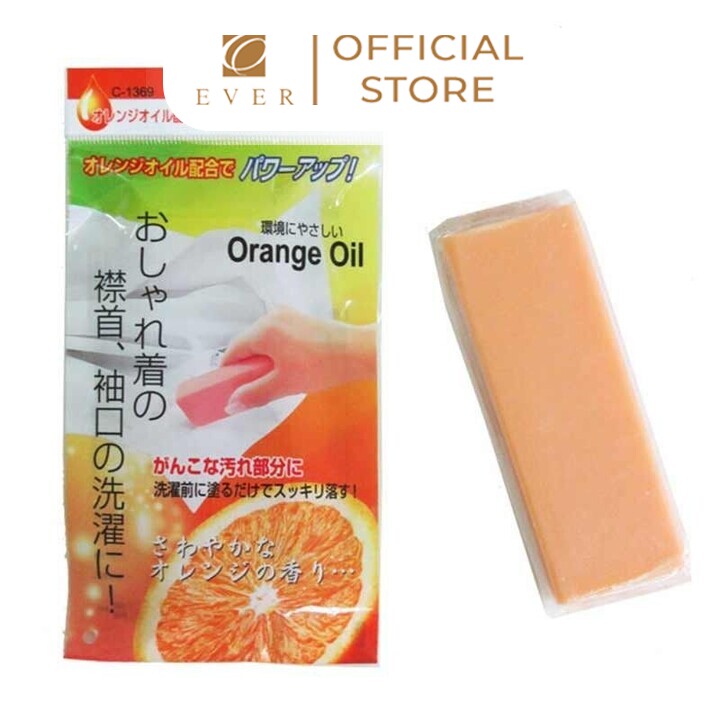 FUDO KAGAKU_Xà phòng thanh giặt cổ áo hương cam 100g